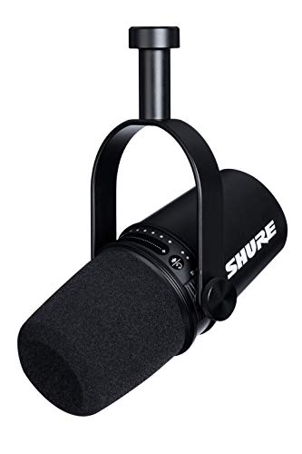 Shure MV7 USB Podcast Microphone for Podcasting, Recording, Live